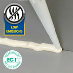 Dryzone Silicone Sealant White Anti Mould (310ml) - Premium Sanitary-Grade