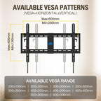 Mounting Dream Fixed TV Wall Mount Bracket for Most 17-42'' Flat Screen TV