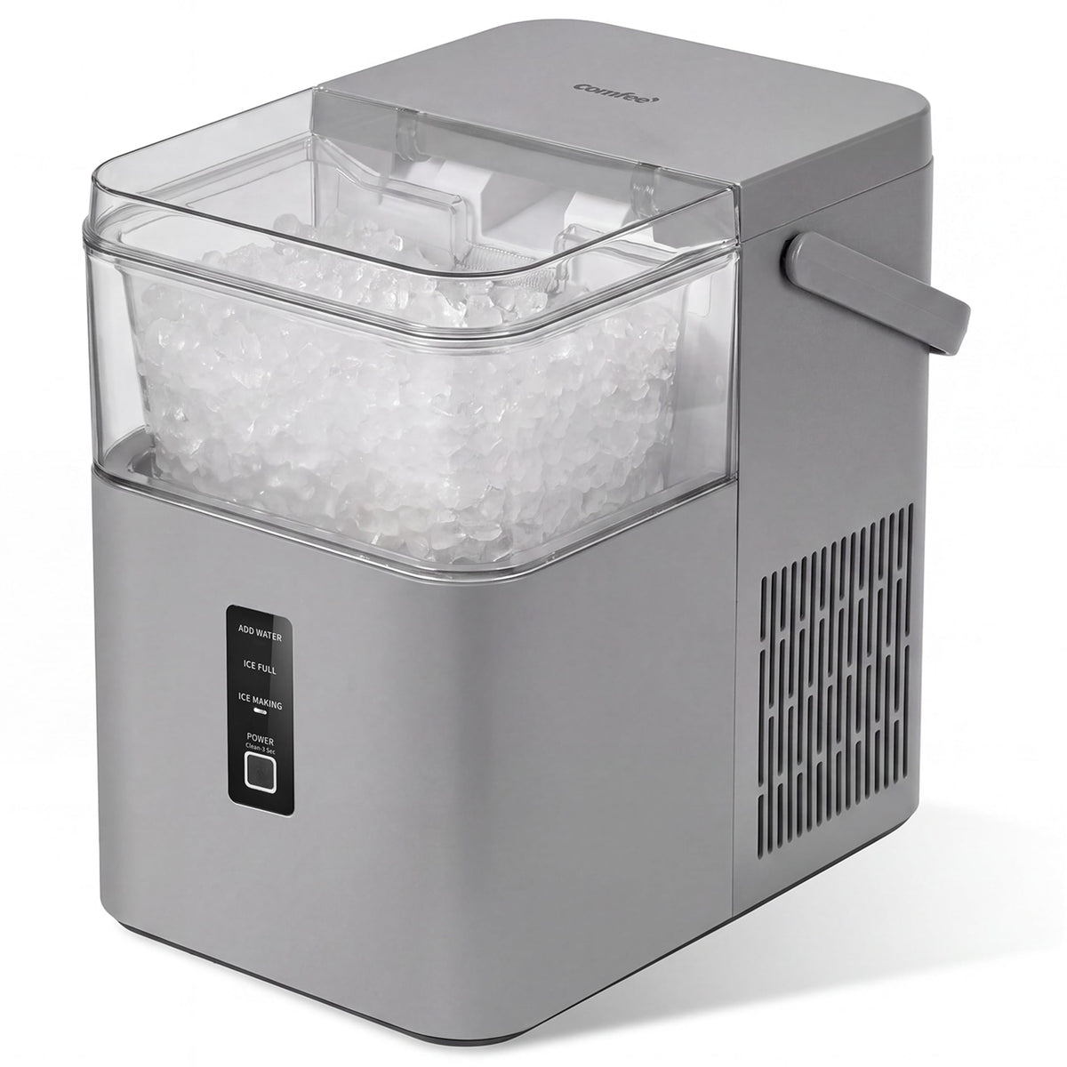 Comfee 33lbs Countertop Nugget Ice Maker, Self-Cleaning, with Ice Scoop