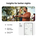 Fitbit Google Charge 6 Activity Tracker with 3 Months Google Health Membership Included, 7 Days Battery Life and Google Wallet and Maps, Obsidian/Black Aluminum