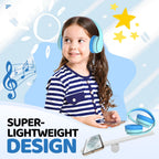 JoySpark Kids Bluetooth Headphones Over-Ear, 60Hrs, Built-in Mic-Purple