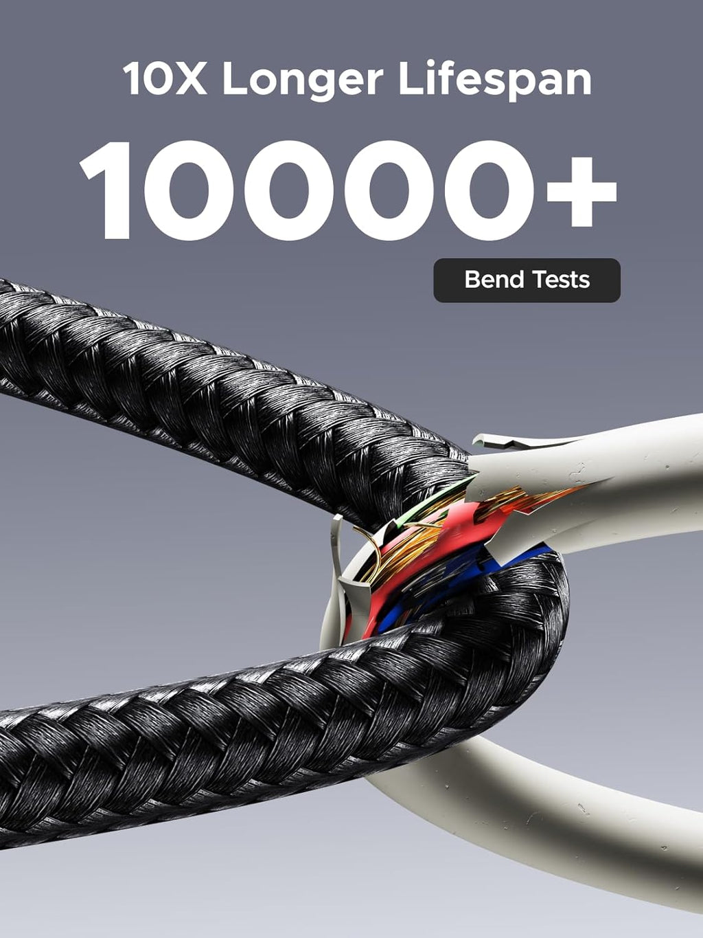 UGREEN 240W USB C to USB-C Cable with Built-in Digital Screen, 2M