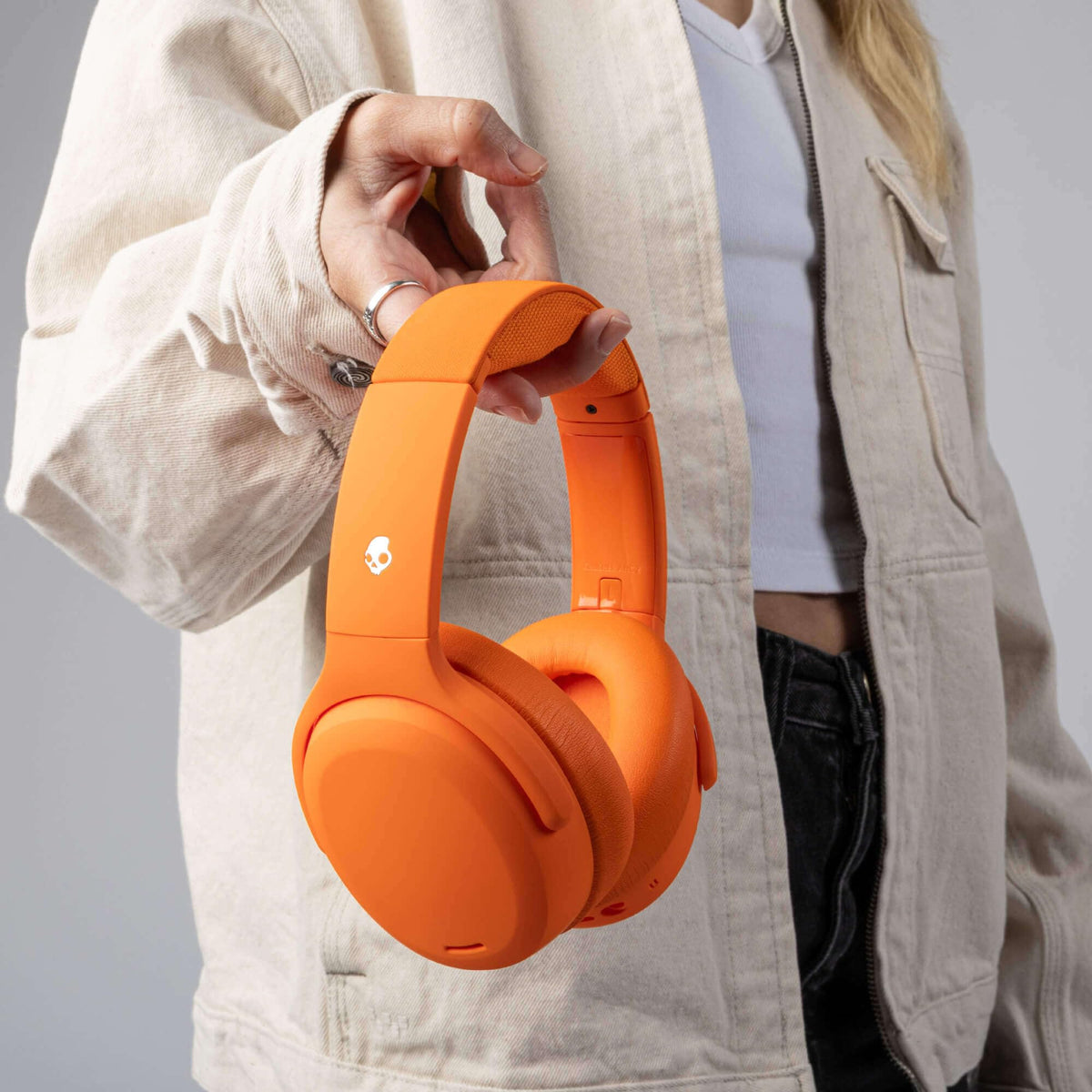 Skullcandy Crusher ANC 2 Noise Cancelling Wireless Headphones - Bone