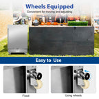 24" Dual Zone Wine and Beverage Refrigerator, Under Counter with Glass Door