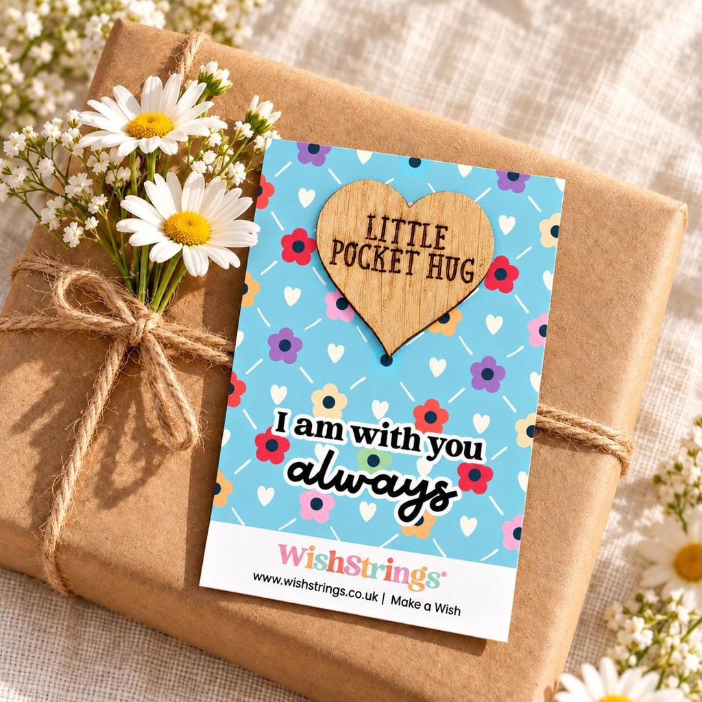 WishStrings Pocket Hug, Little Hug Gifts, Thinking of You Card
