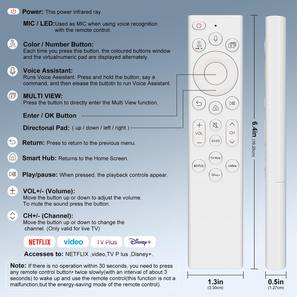 Universal Replacement for LG Smart TV Remote