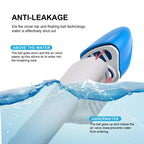Jsdoin Snorkel Mask Full Face,180°view Design - Anti-fog, Anti-leak Technology - Sports Camera Compatible - for a Safe Adults and Kids Snorkeling Experience