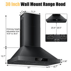 42 inch Range Hood Under Cabinet 1200 CFM Stainless Steel Stove Vent Hoods