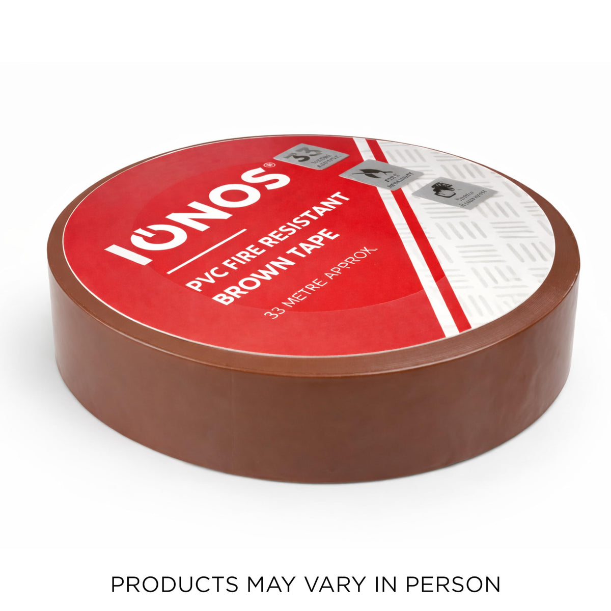 Status IONOS Red PVC Tape, 33 metres, Pack of 1