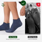 Niorasen Bamboo Trainer Socks for Men & Women, 6 Pairs, Low Cut