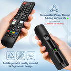 【2-Pack】 for Roku TV Remote,Replacement for TCL,ONN, Hisense Roku TVs