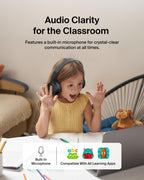 Belkin SoundForm Mini Kids Headphones, Wireless & Wired, 30H Playtime, Case