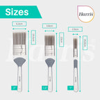 Harris Seriously Good Paintbrush Set, 5 Brush Pack, 1 x 0.5, 1 x 1, 1 x 1.5, 2 x 2 Paint Brushes
