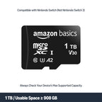 Amazon Basics microSDXC Memory Card, 64GB, A2, U3, 100MB/s Read Speed, Black, 2-Pack