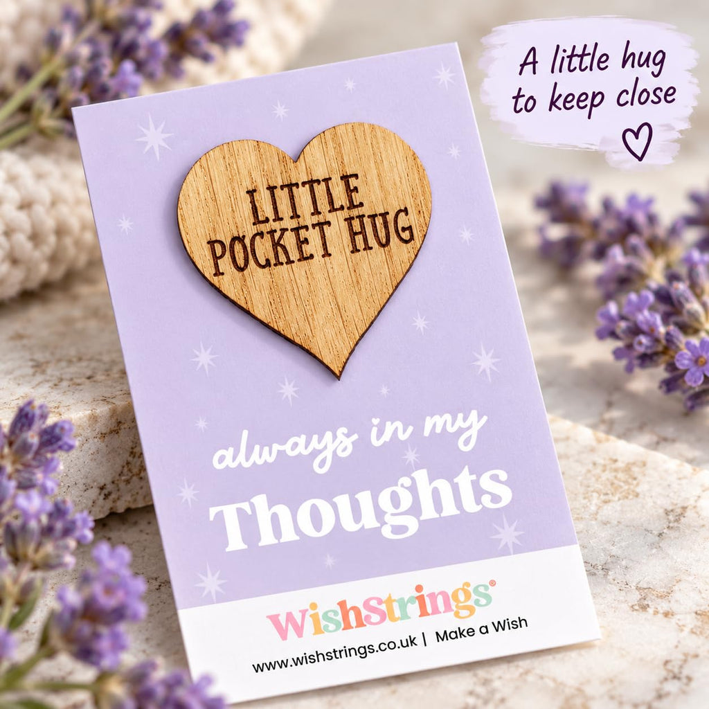 WishStrings Pocket Hug, Little Hug Gifts, Thinking of You Card