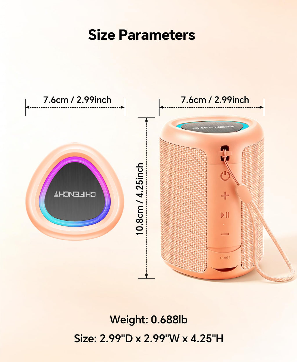 Portable Bluetooth Speaker Gift Ideas: Outdoor Travel Essentials Waterproof
