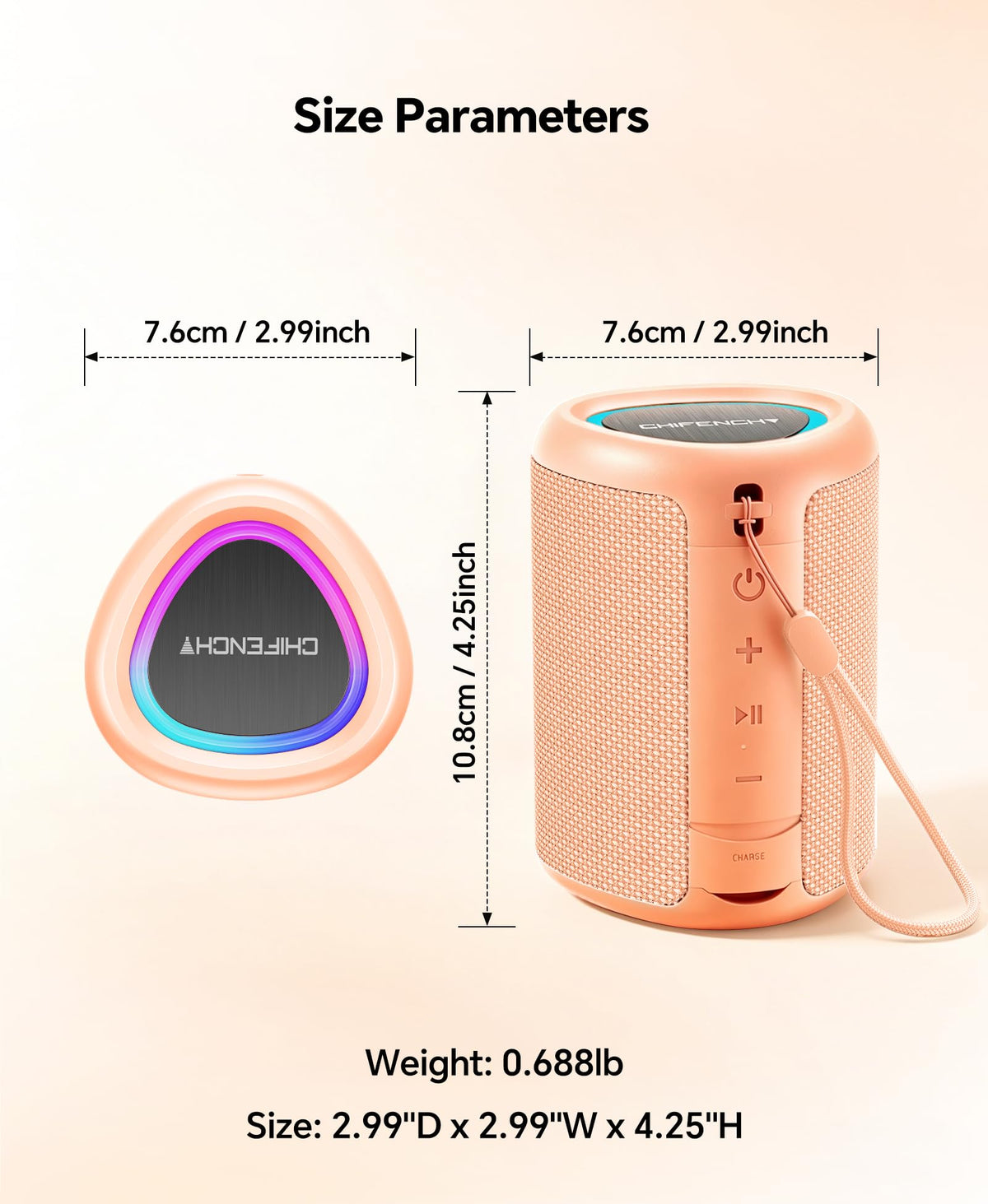 Portable Bluetooth Speaker Gift Ideas: Outdoor Travel Essentials Waterproof