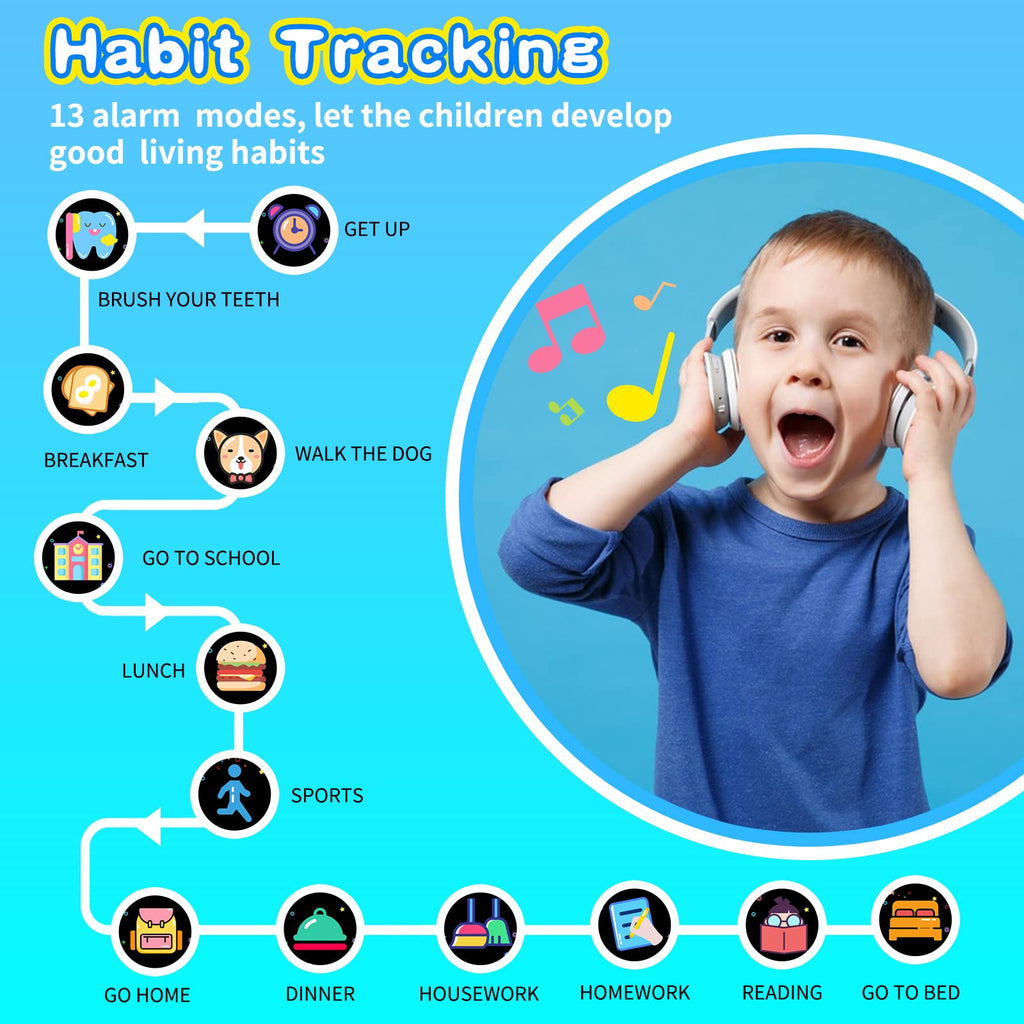 Kids Smart Watches Girls Age 5-12, 26 Games High-Resolution Touchscreen Kids Watch with Video Camera Music Player Pedometer Flashlight 12/24 hr Educational Toys Birthday Gifts for Girls Ages 6 7 8