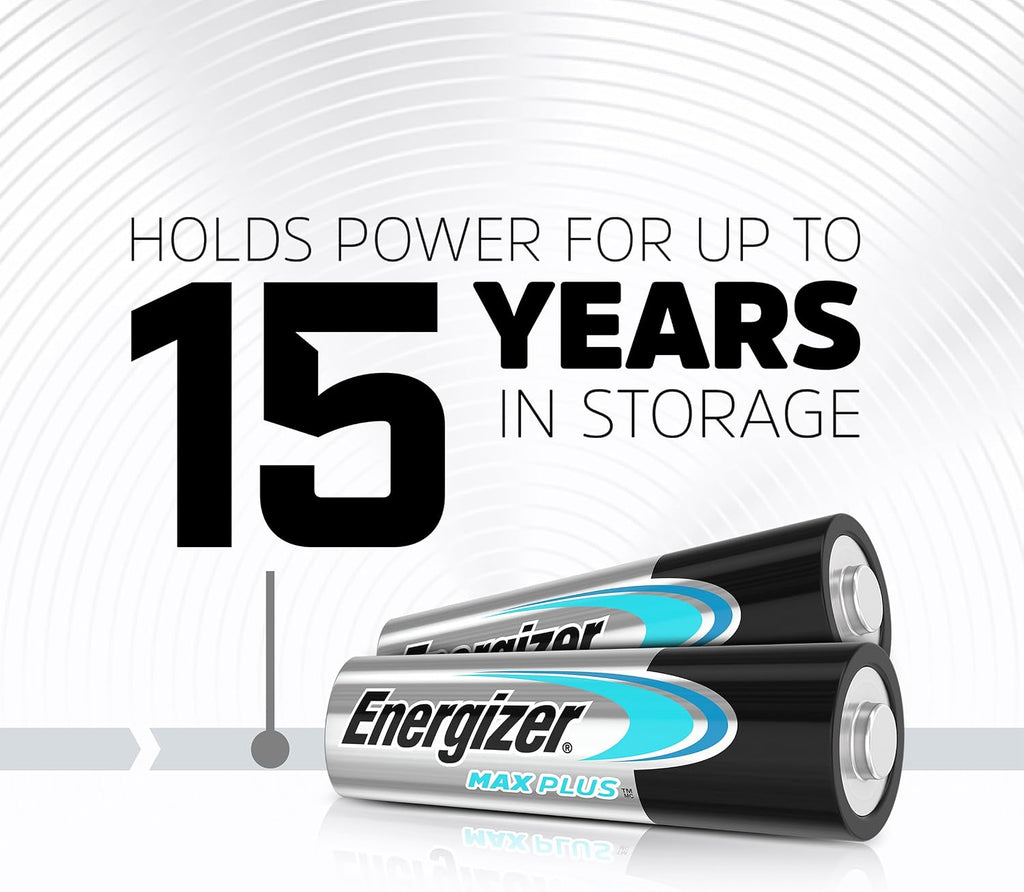 Energizer Max Plus AA Batteries (10 Pack) 200% Longer Lasting