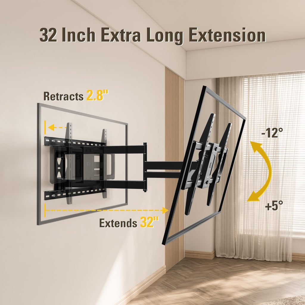 Mounting Dream Full Motion TV Wall Mount for 42-90 Inch TV up to 154lbs