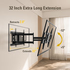 Mounting Dream Full Motion TV Wall Mount for 42-90 Inch TV up to 154lbs