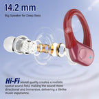 Wireless Earbuds Sports, 75Hrs Bluetooth 5.4 Headphones, Bass Hi-Fi Stereo