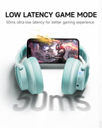Picun B8 Wireless Bluetooth Headphones, 120H Playtime, 3EQ Modes, Black