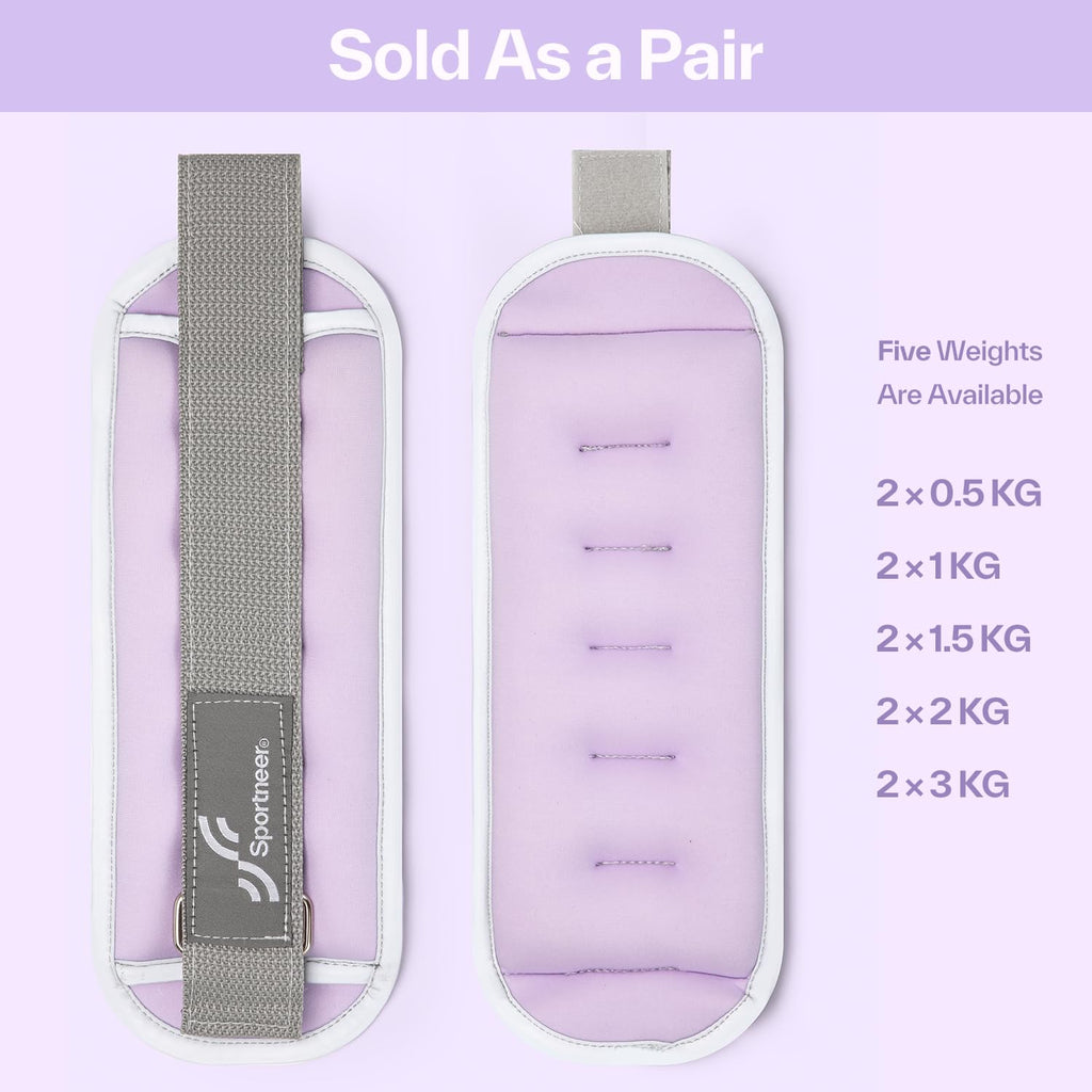 Sportneer Ankle Weights, Leg Weights Wrist Weights Straps