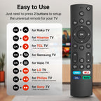 【2-Pack】 for Roku TV Remote,Replacement for TCL,ONN, Hisense Roku TVs