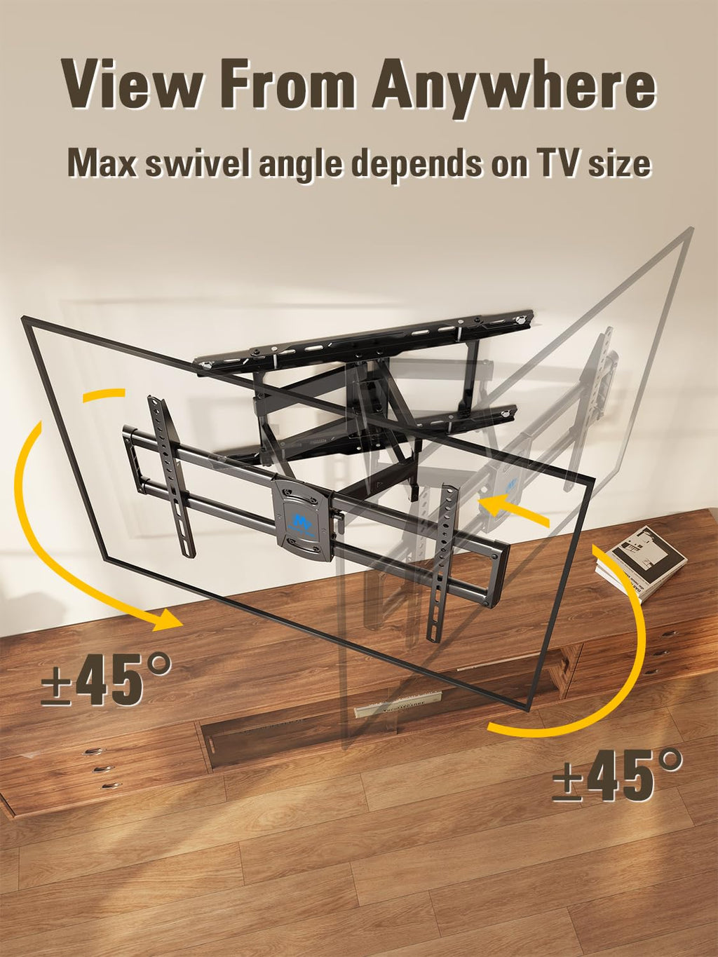Mounting Dream Full Motion TV Wall Mount for 42-90 Inch TV up to 154lbs