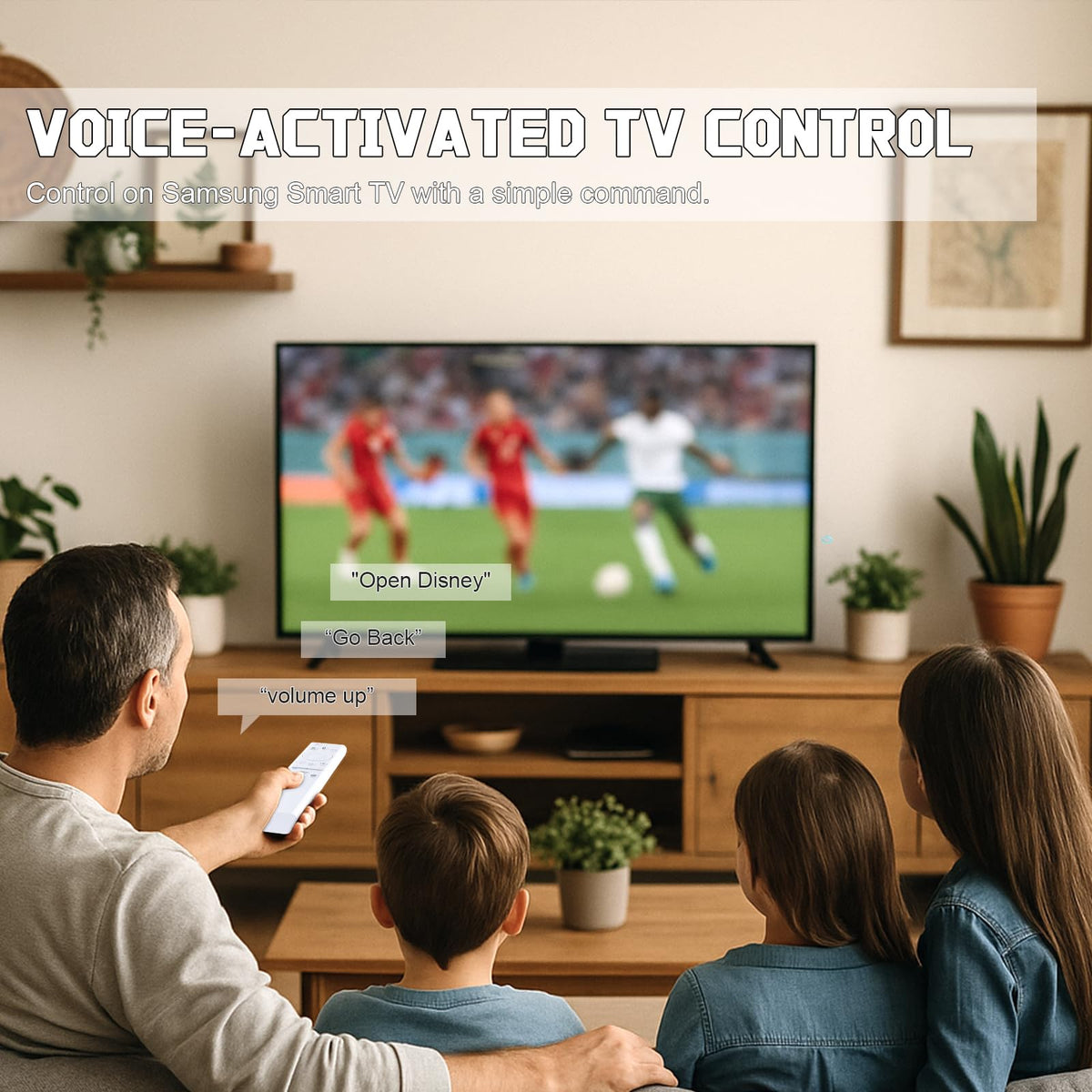 Replacement for Samsung TV Remote Control, 2-Year Warranty