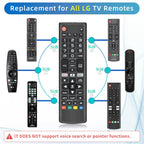 Rechargeable TV Remote for Samsung Smart TVs, Replacement for All 2019-2026 Samsung TV Remote Control with Voice Control. USB-C Fast Charging. Solar Charging. 2-Year Warranty.