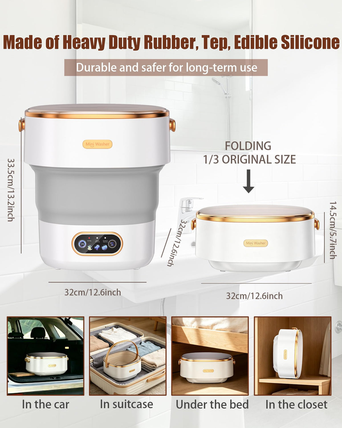 20L Mini Portable Washing Machine,Portable Washer Mini Lavadora Portatil