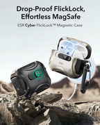 ESR for AirPods 5/4 Case, Compatible with MagSafe, Drop-Proof Lock, Black