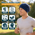 EINSKEY 100% Cotton Skull Caps for Men, Multipurpose Daily Wear Beanie Hat
