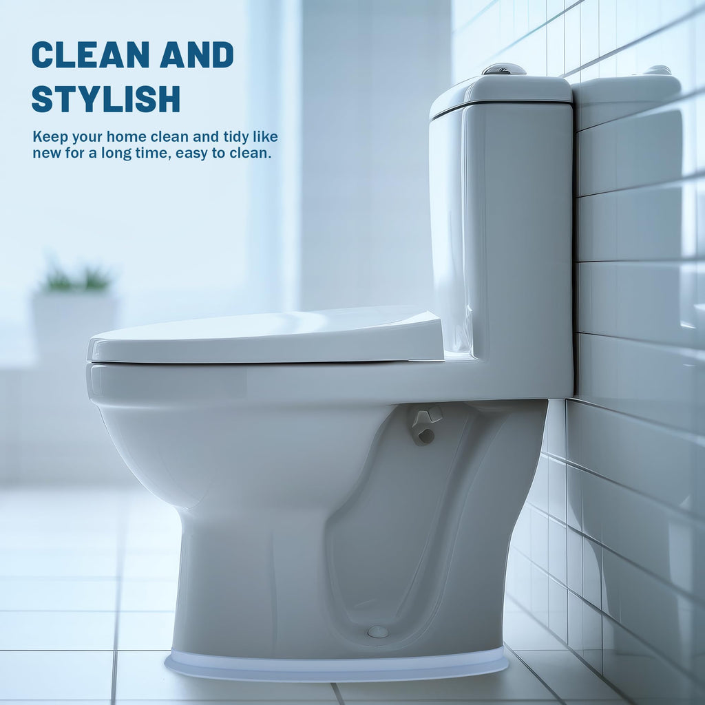 HNNHOME White Waterproof Bath Sealant Strip for Bathroom and Kitchen Gaps