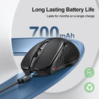 TECKNET Bluetooth Mouse, Wireless Mouse Rechargeable