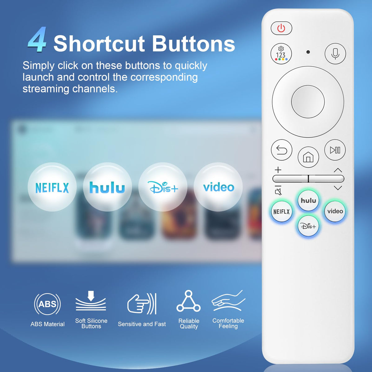 Universal Backlit Remote for LG Smart TV Remote Control Replacement