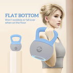SPORTNOW 4/6/8/10/12kg Soft Kettlebell with Non Slip Handle Grey