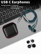 USB C Headphone for Samsung S26 S25 FE S24 A16 A17 Z Wired Earbuds Magnetic