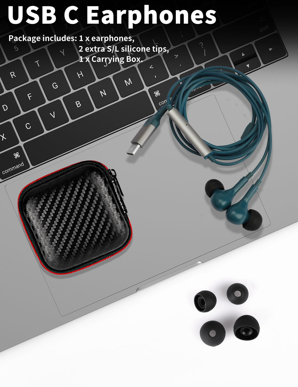 USB C Headphone for Samsung S26 S25 FE S24 A16 A17 Z Wired Earbuds Magnetic