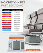 Yankony Ryanair Cabin Bags 40x30x20 Underseat, Travel Backpack Cabin Size