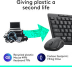 Logitech MK295 Silent Wireless Mouse & Keyboard Combo