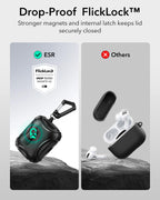 ESR for AirPods 5/4 Case, Compatible with MagSafe, Drop-Proof Lock, Black