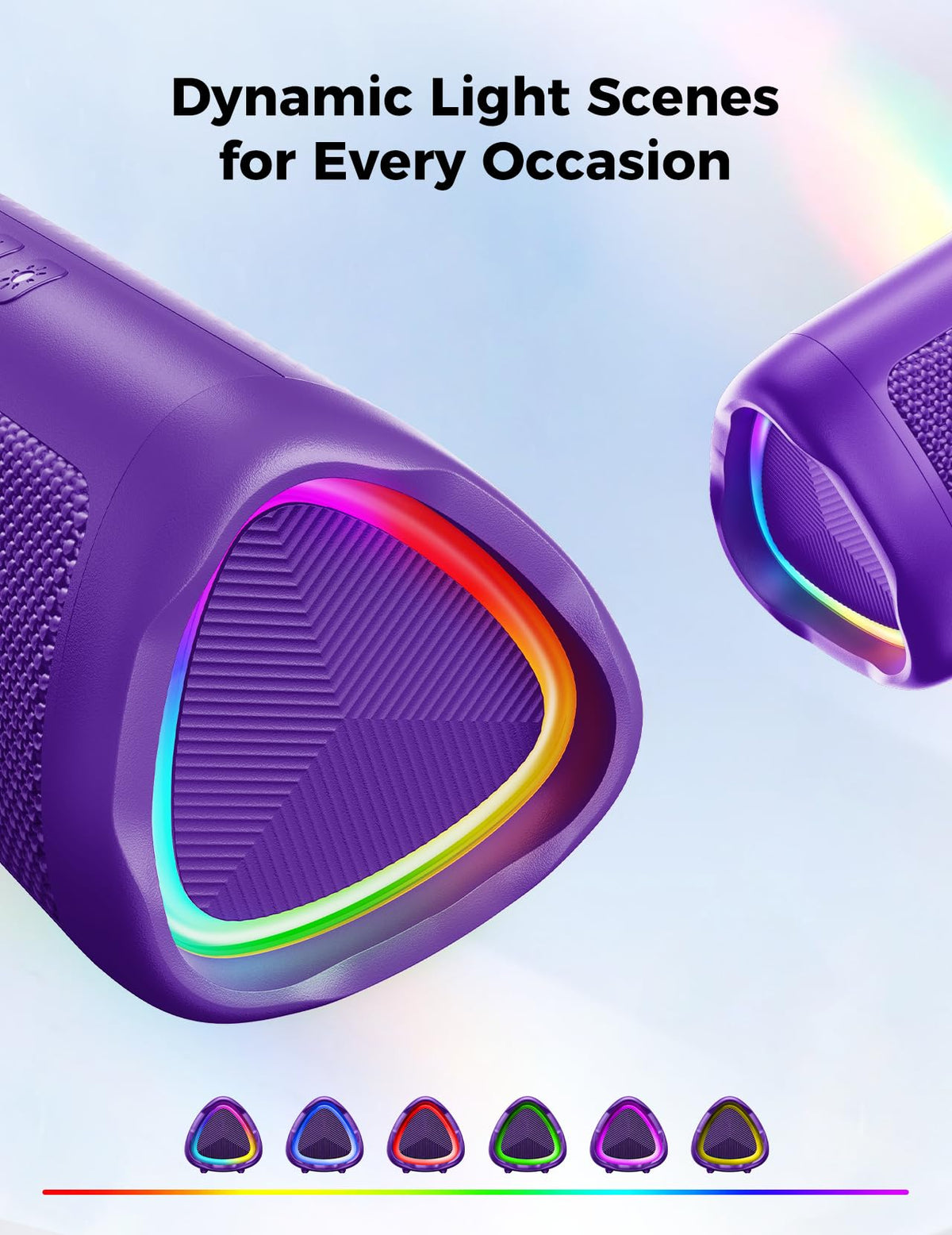 Bluetooth Speaker, 20W HD Sound, Portable Wireless, IPX5 Waterproof, Up to 24H Playtime, TWS Pairing, for Home/Party/Outdoor/Camping/Beach Essentials, Electronic Gadgets, Birthday Gift (Teal)