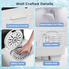 Giantex Portable Washing Machine, 20lbs Capacity, 12lbs Washer and 8lbs Spinner, Compact for Apartment RV, Gray & White, GX20313-PE