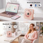 Gueray CD Player Portable Bluetooth Desktop CD Players for Home