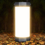 Glocusent Survival Camping Light, 1200LM Brightness Camping Lantern, 80Hrs Runtime & Rechargeable, IP68 Waterproof, 5 Levels & SOS, Compact Camping Lights for Tents, Hiking, Blackout, Hurricane
