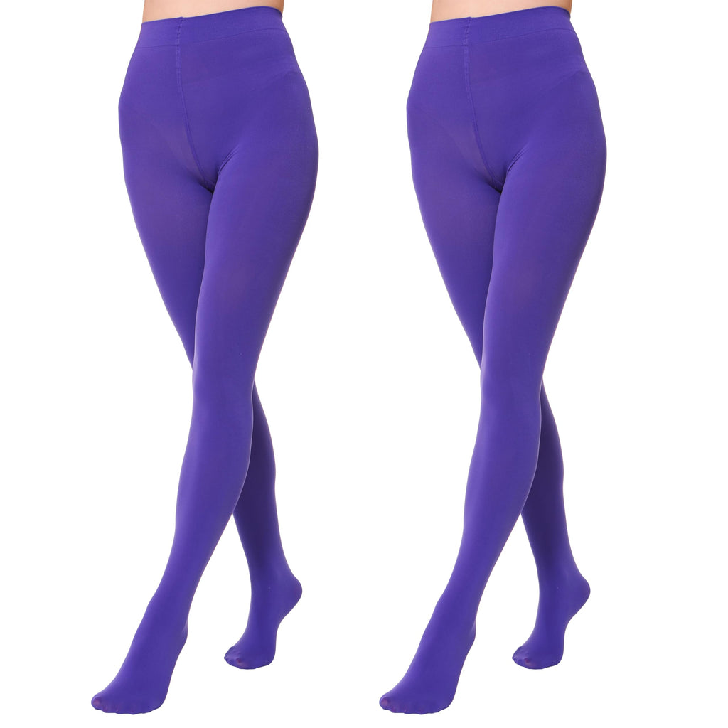 EVERSWE 2 Pairs Pack Women's Opaque Tights