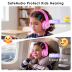 Candy Bila Wired Kids Headphones for School, Over-Ear for Boys Girls